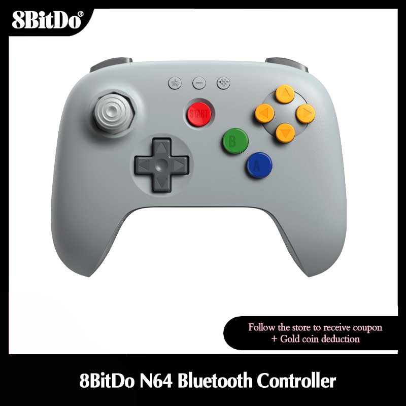 وحدة تحكم بلوتوث 8BitDo رمادية - مراجعة Board Game Android وسعره